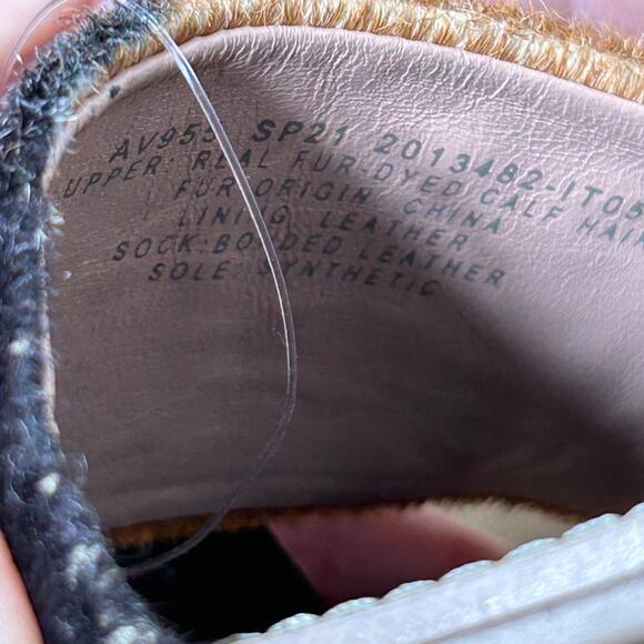 J. Crew Capri Slide Sandals Tiger Print Calf Hair NWT Size 10 - Picture 10 of 10